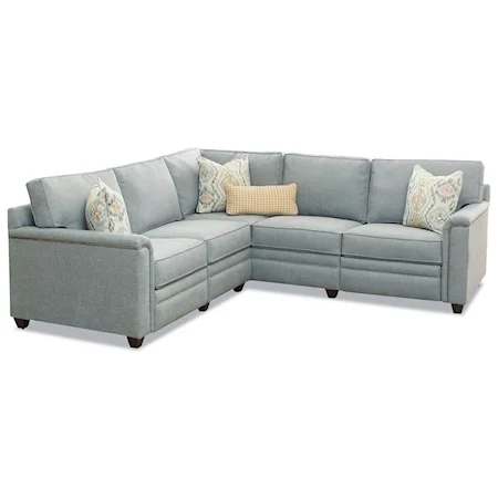 4-Seat Power Reclining Sectional Sofa w/ LAF Loveseat